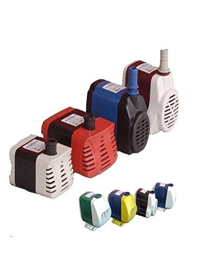 ام ال دي مضخة مياه غاطسة صغيرة من MLD بقوة 12 إلى 18 واط (أسود/أبيض/برتقالي/أزرق) لمبردات الهواء الصحراوية/نوافير أحواض السمك - Image 2